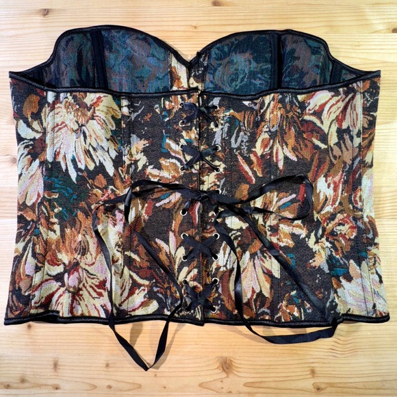 Online Metal, Gothic, Punk & Rockabilly shop | | Isabella Korset jurk in zwart konings